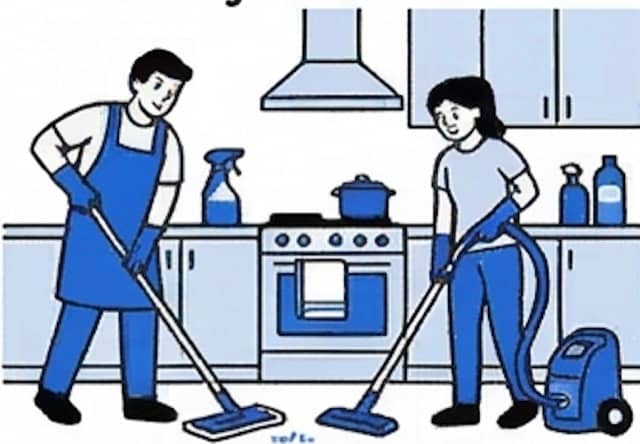 Home Cleaning Services automation illustration