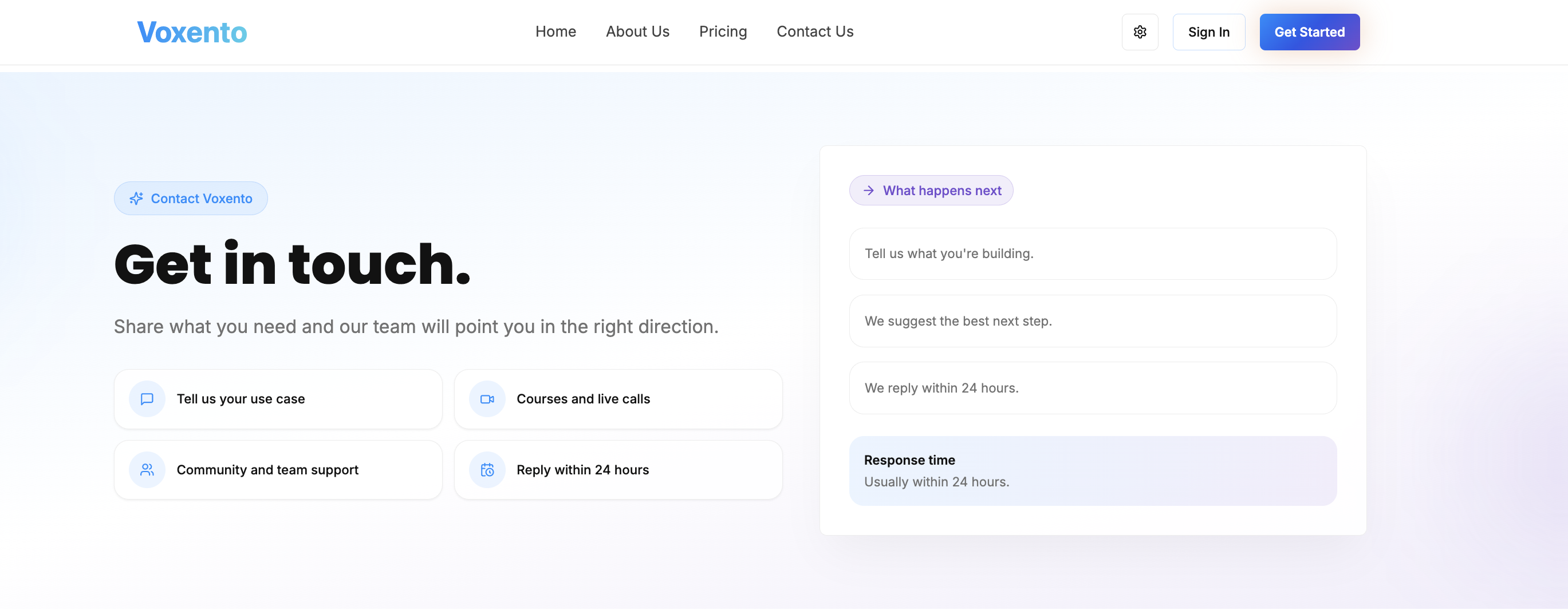 Voxento — AI Communication, Transcription & Course Audio Modules project preview
